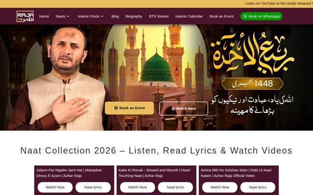 Raja Azhar homepage