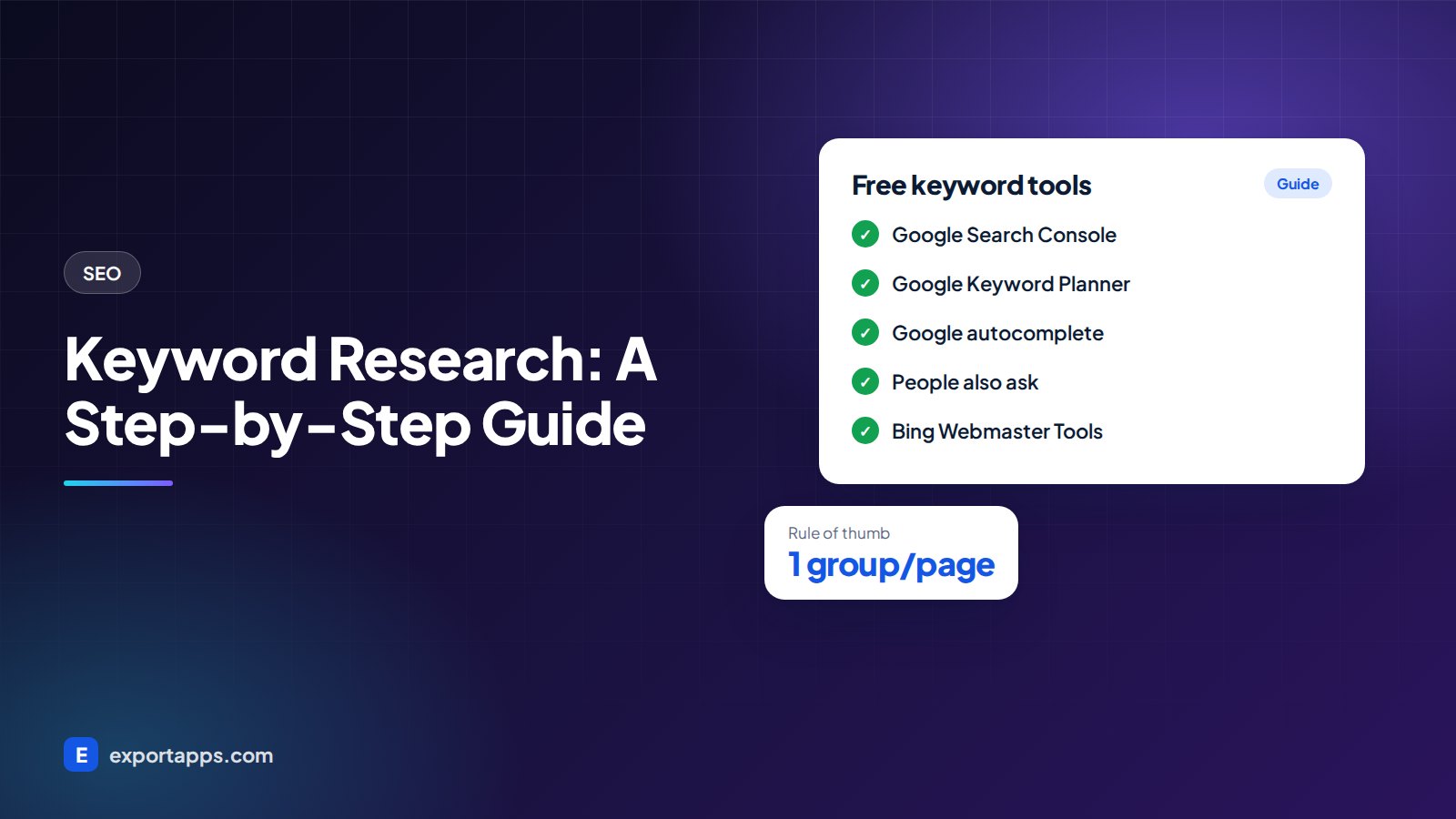 Keyword Research: A Step-by-Step Guide for Business Owners