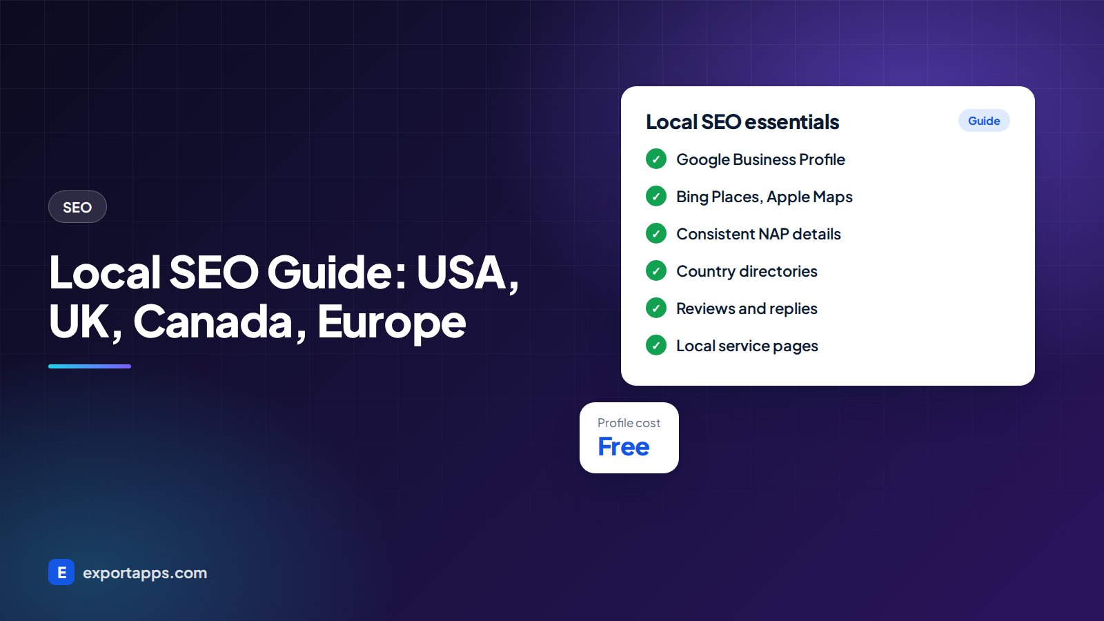 Local SEO Guide: How to Rank in the USA, UK, Canada and Europe